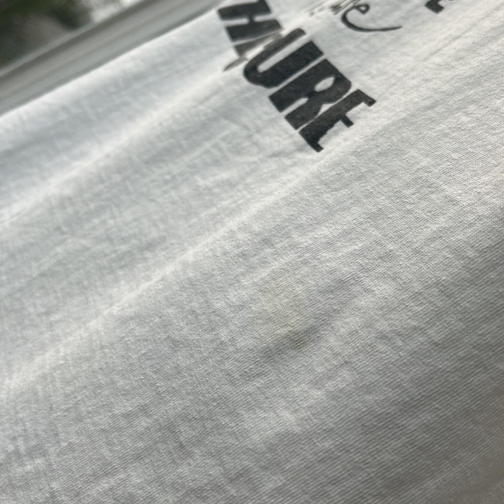 💥RARE Vintage 90’s The CURE White Ringer - Picture 14 of 16